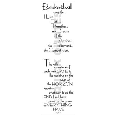 Quick Quotes - Vellum Basketball Quote